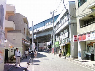 京王稲田堤駅方面商店街写真３